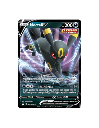 Noctali V - Carte Pokémon 094/203 Evolution Céleste E&B 7 NEUVE FR - Cartes Pokémon Françaises | Keytwo.be votre boutique Pokémo