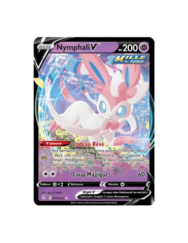 Nymphali V - Carte Pokémon 074/203 Evolution Céleste E&B 7 NEUVE FR - Cartes Pokémon Françaises | Keytwo.be votre boutique Pokém
