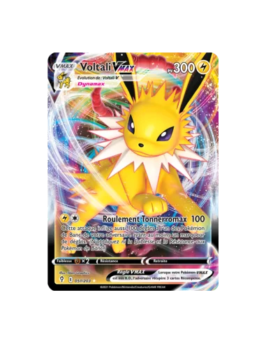 Voltali Vmax- Carte Pokémon 051/203 Evolution Céleste E&B 7 NEUVE FR - Cartes Pokémon Françaises | Keytwo.be votre boutique Poké