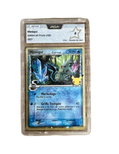 MIMIQUI SWSH136 E&B CELEBRATIONS 2021 GRADEE PCA 8 - Cartes Gradées Pokémon | Keytwo.be votre boutique Pokémon de référence