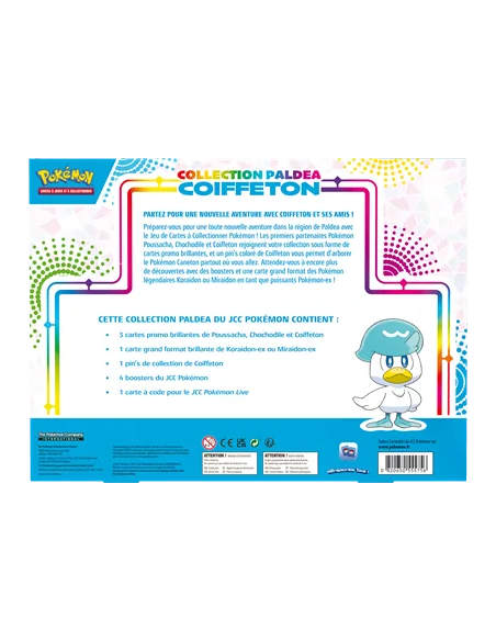COFFRET V - COLLECTION PALDEA COIFFETON - Coffret Pokémon français | Keytwo.be votre boutique Pokémon de référence