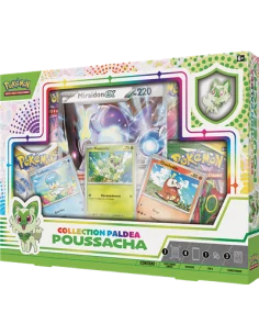 COFFRET V - COLLECTION PALDEA POUSSACHA - Coffret Pokémon français | Keytwo.be votre boutique Pokémon de référence