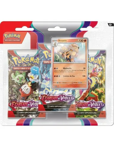 Tripack Pokemon Ecarlate et Violet 01 FR - Tripack Pokémon | Keytwo.be votre boutique Pokémon de référence