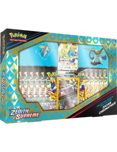 Coffret Premium Zacian Zénith Suprème - Coffret Pokémon français | Keytwo.be votre boutique Pokémon de référence