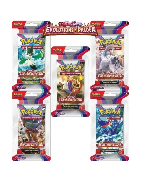 Booster Sous Blister Pokemon Evolutions à Paldea EV 02 FR - Boosters Pokémon | Keytwo.be votre boutique Pokémon de référence