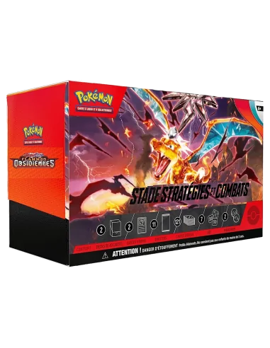 Coffret Build & Battle Stadium EV03 Flammes Obsidiennes EV03 FR - Coffret Pokémon français | Keytwo.be votre boutique Pokémon de