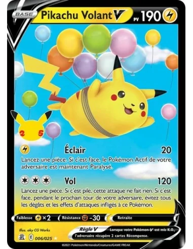 CARTE POKÉMON PIKACHU VOLANT-V 6/25 EB7.5 - Cartes Pokémon Françaises | Keytwo.be votre boutique Pokémon de référence