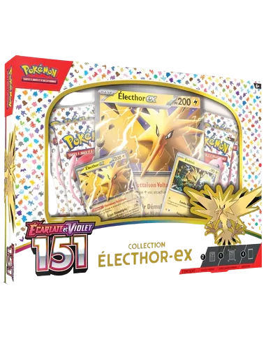 Coffret Électhor EX 151 - Écarlate et Violet EV3.5 - FR - Coffret Pokémon français | Keytwo.be votre boutique Pokémon de référen