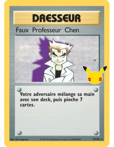 CARTE POKÉMON FAUX PROFESSEUR CHEN 73/102 EB7.5 - Cartes Pokémon Françaises | Keytwo.be votre boutique Pokémon de référence
