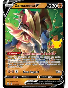 CARTE POKÉMON ZAMAZENTA V 18/25 EB7.5 - Cartes Pokémon Françaises | Keytwo.be votre boutique Pokémon de référence