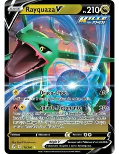CARTE POKÉMON RAYQUAZA V 110/203 EB7 - Cartes Pokémon Françaises | Keytwo.be votre boutique Pokémon de référence
