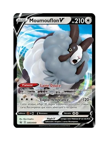 CARTE POKÉMON MOUMOUFLON V PROMO 49 EB3.5 - Cartes Pokémon Françaises | Keytwo.be votre boutique Pokémon de référence