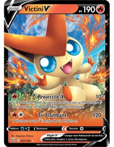CARTE POKÉMON VICTINI V 21/163 EB5 - Cartes Pokémon Françaises | Keytwo.be votre boutique Pokémon de référence