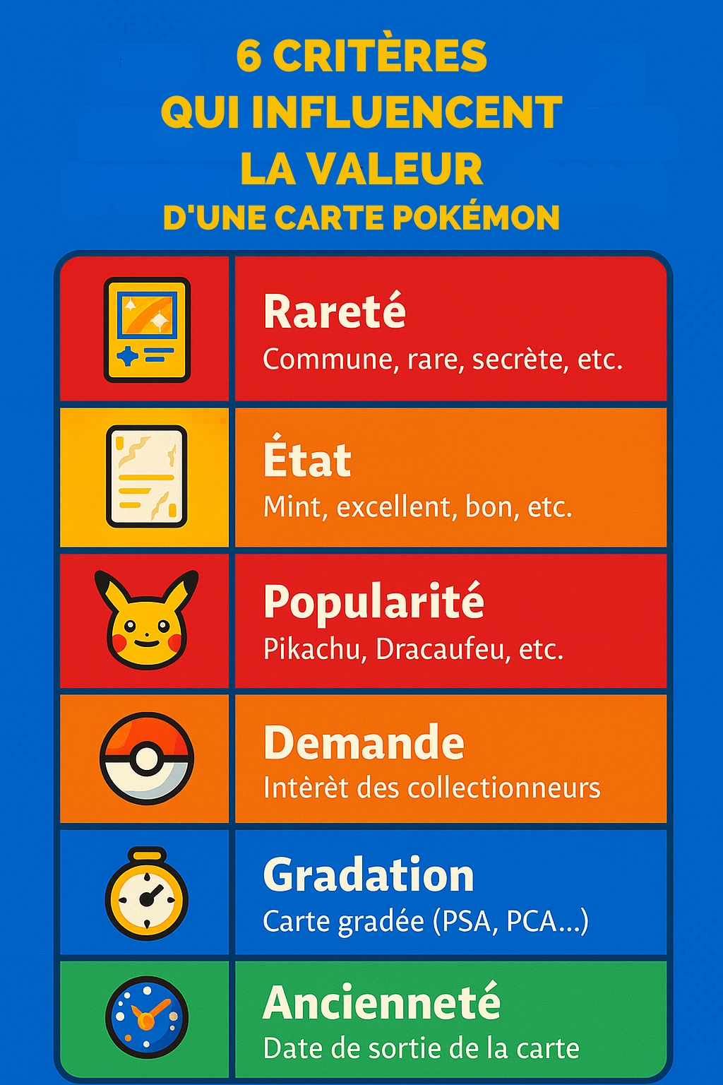 6 critères qui influencent la valeur d'une carte Pokémon ? Keytwo