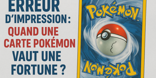 Carte Pokémon Missprint ou misscut : ce qu'il faut savoir sur les erreurs d'impressions 